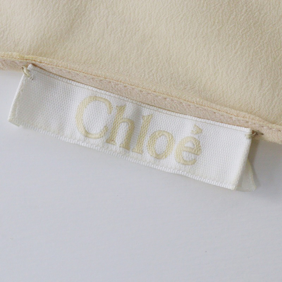 Chloe(クロエ)のクロエ Chloe シルクドルマンプルオーバー 34/クリーム ベージュ ブラウス トップス【2400013771016】 レディースのトップス(シャツ/ブラウス(長袖/七分))の商品写真