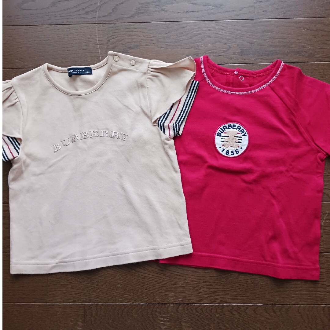 BURBERRY(バーバリー)のバーバリー　Tシャツ2枚セット品 キッズ/ベビー/マタニティのキッズ服女の子用(90cm~)(Tシャツ/カットソー)の商品写真