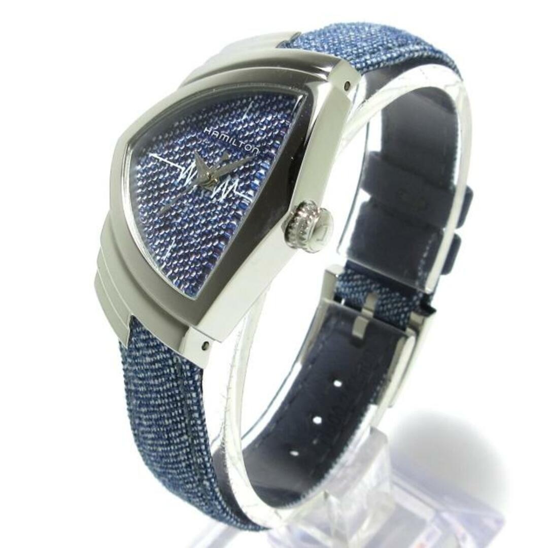 Hamilton(ハミルトン)のHAMILTON(ハミルトン) 腕時計 ベンチュラ H24211941 レディース SS ブルー×白 レディースのファッション小物(腕時計)の商品写真