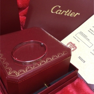 Cartier - 美品　Cartierラブブレス　17