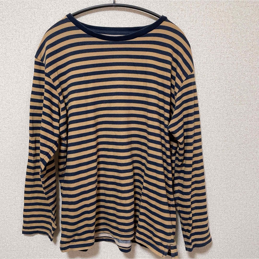 BROWNY(ブラウニー)のBROWNY STANDARD ボーダーカットソー　Tシャツ　L ユニセックス メンズのトップス(Tシャツ/カットソー(七分/長袖))の商品写真