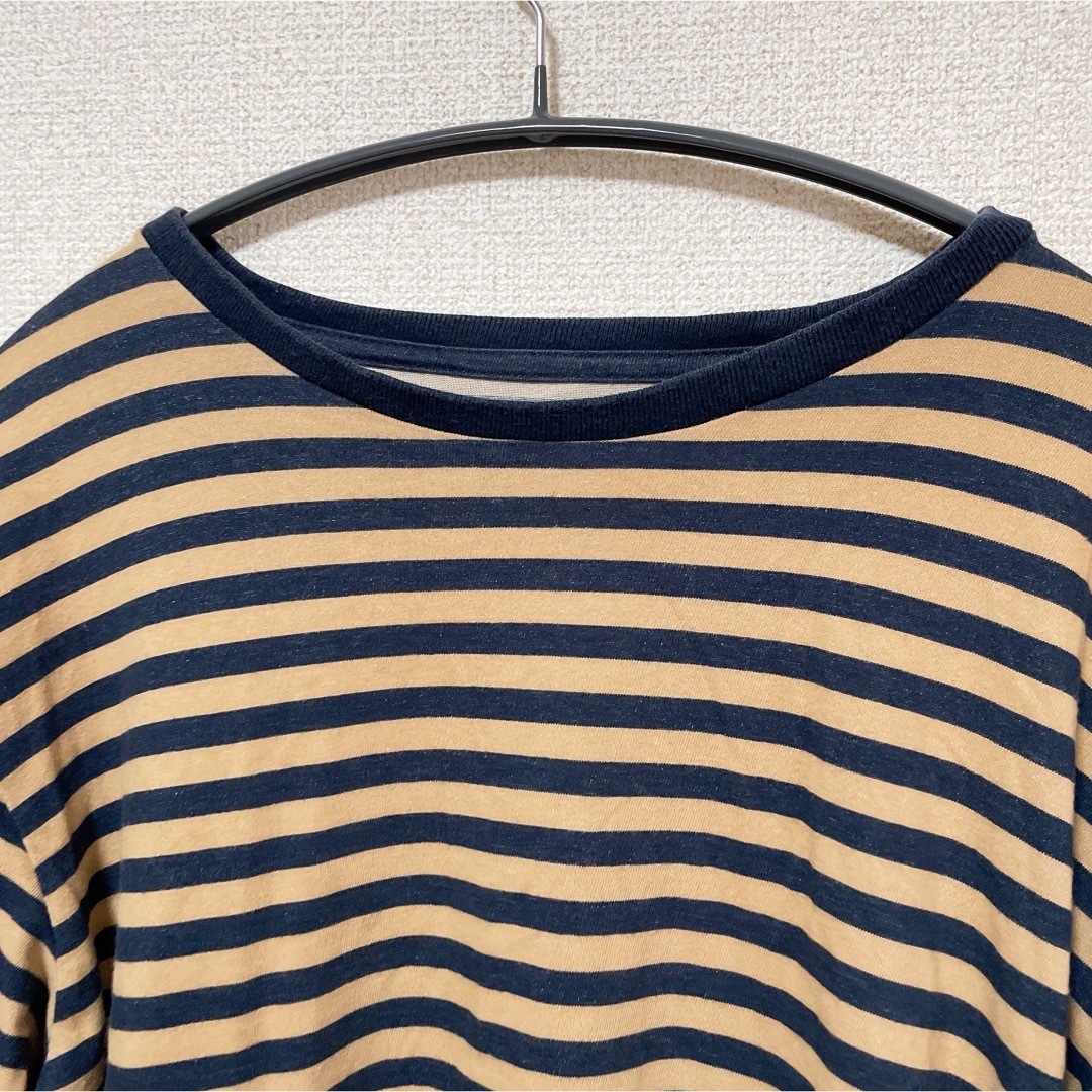 BROWNY(ブラウニー)のBROWNY STANDARD ボーダーカットソー　Tシャツ　L ユニセックス メンズのトップス(Tシャツ/カットソー(七分/長袖))の商品写真