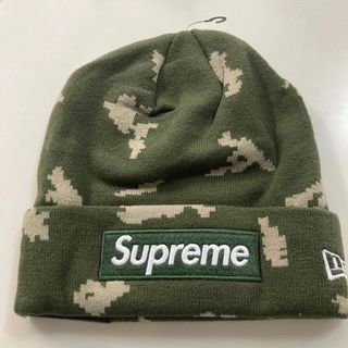 Supreme - Supreme New Era Box Logo Beanie Cap Camo