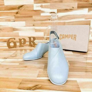 CAMPER - 未使用【カンペール】TWINS ミュール パンプス KATIE 24.0 グレー