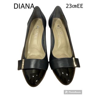 ダイアナ(DIANA)のDIANA ダイアナ WELLFIT パンプス ネイビー 23㎝入学式 入園式(ハイヒール/パンプス)