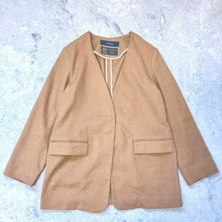 JOURNAL STANDARD - 【ジャーナルスタンダード】美品 イタリア製生地 麻リネン ノーカラージャケット