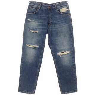 【新品アウトレット】ピーティートリノ デニム PT TORINO DENIM REBEL クラッシュ加工 デニムパンツ ジーンズ ネイビー【サイズ32】【メンズ】(デニム/ジーンズ)