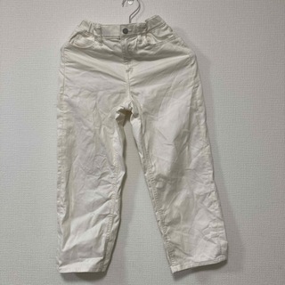 ユニクロ(UNIQLO)のUNIQLOキッズサイズ130白ズボン(パンツ/スパッツ)