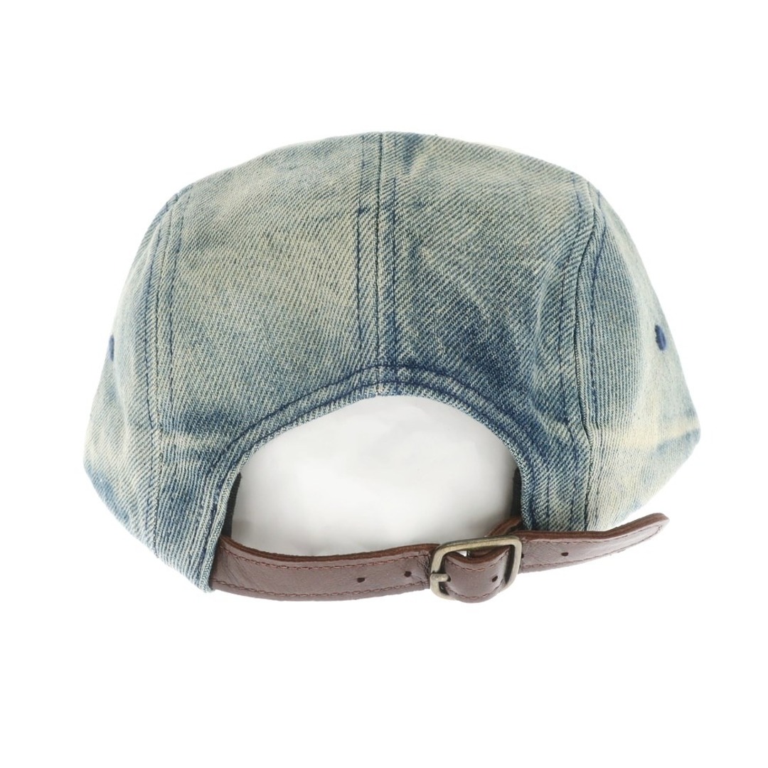 Supreme(シュプリーム)の【中古】シュプリーム Supreme 2024年春夏 Washed Chino Twill Camp Cap キャップ インディゴxベージュ【サイズONE　SIZE（58cm）】【メンズ】 メンズの帽子(キャップ)の商品写真