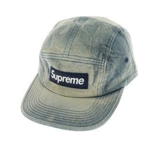 シュプリーム(Supreme)の【中古】シュプリーム Supreme 2024年春夏 Washed Chino Twill Camp Cap キャップ インディゴxベージュ【サイズONE　SIZE（58cm）】【メンズ】(キャップ)