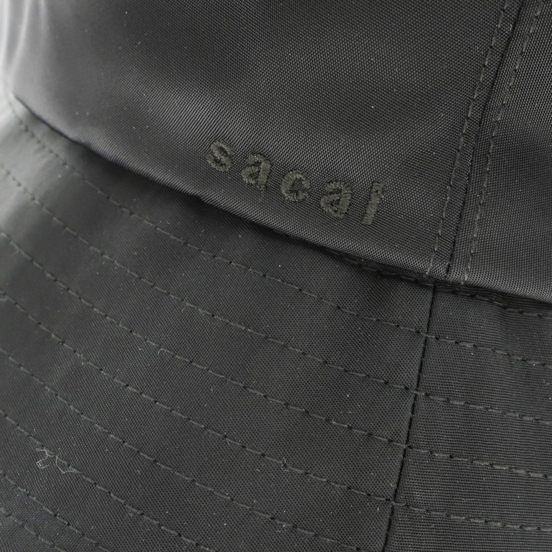 sacai(サカイ)の【中古】サカイ Sacai ナイロン バケットハット ブラック【サイズ3】【メンズ】 メンズの帽子(ハット)の商品写真