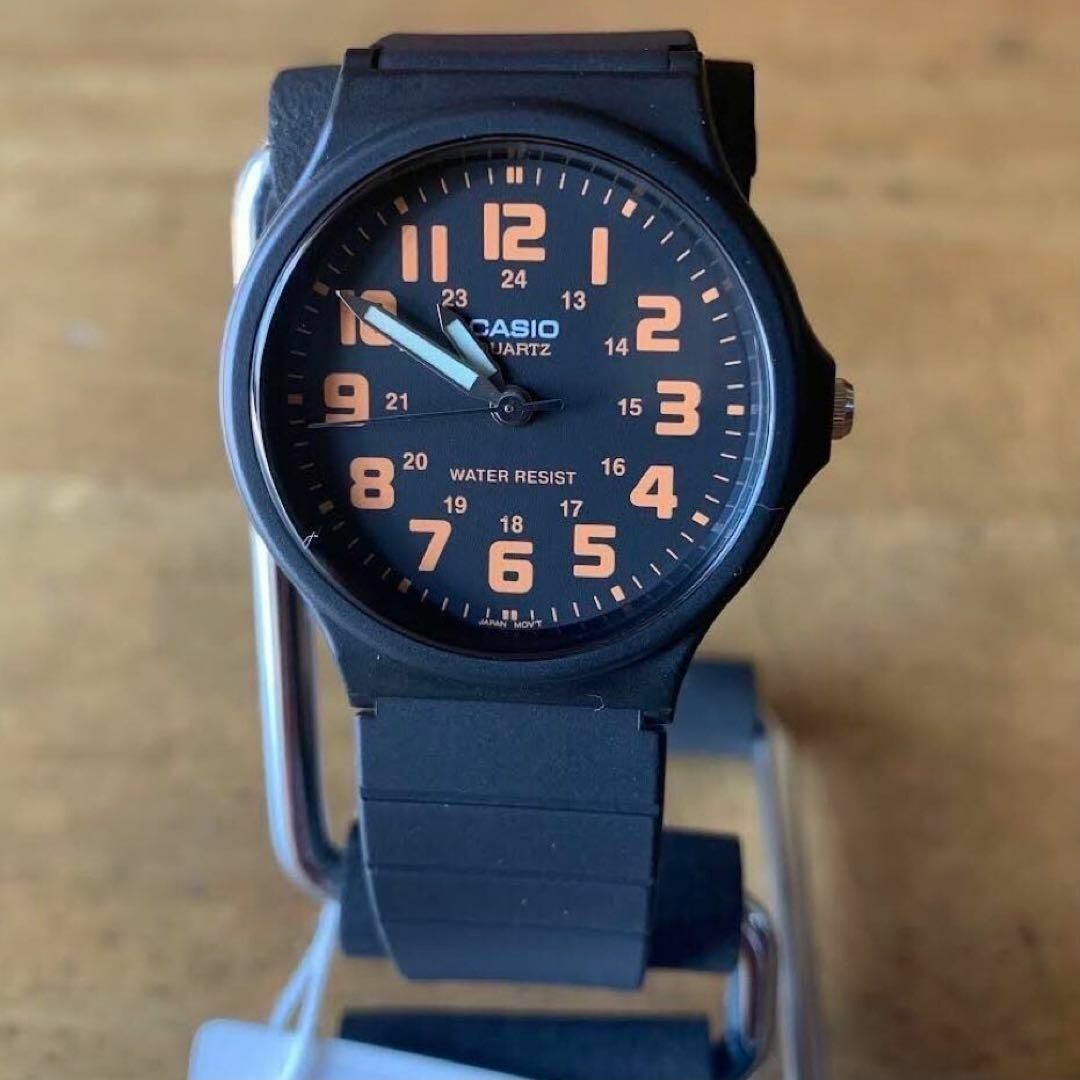 CASIO(カシオ)の【新品】カシオ CASIO レディース 腕時計 MQ71-4B オレンジ メンズの時計(腕時計(アナログ))の商品写真
