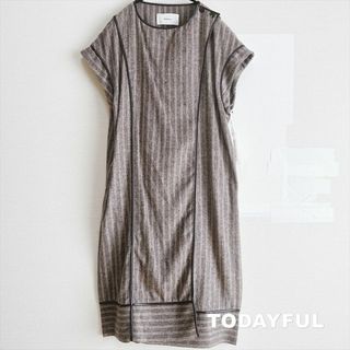 TODAYFUL - 【TODAYFUL】トゥデイフル パイピング ガウンワンピース タグ付未使用