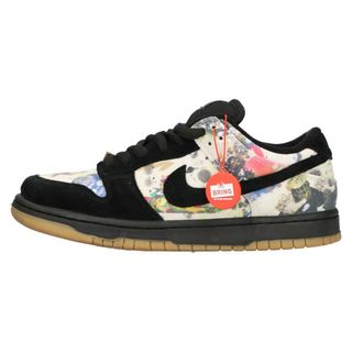 シュプリーム(Supreme)のSUPREME シュプリーム ×NIKE SB Rammellzee DUNK LOW×ナイキエスビー ラメルジー エスビー ダンク ローカットスニーカー ブラック US8.5/26.5cm FD8778-001(スニーカー)