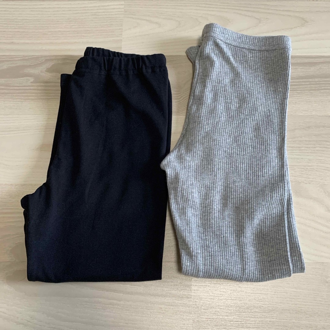 UNIQLO(ユニクロ)のユニクロ　レギンス2点セット キッズ/ベビー/マタニティのキッズ服女の子用(90cm~)(パンツ/スパッツ)の商品写真