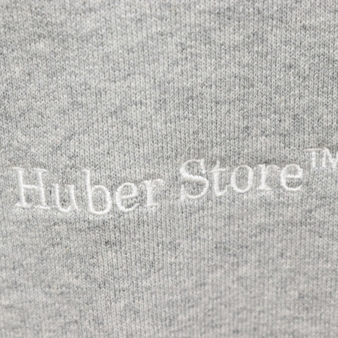 HUBER STORE ヒューバーストア Original Emblem Crewneck Sweatshirt オリジナルエンブレム クルーネックスウェットシャツ トレーナー グレー メンズのトップス(スウェット)の商品写真