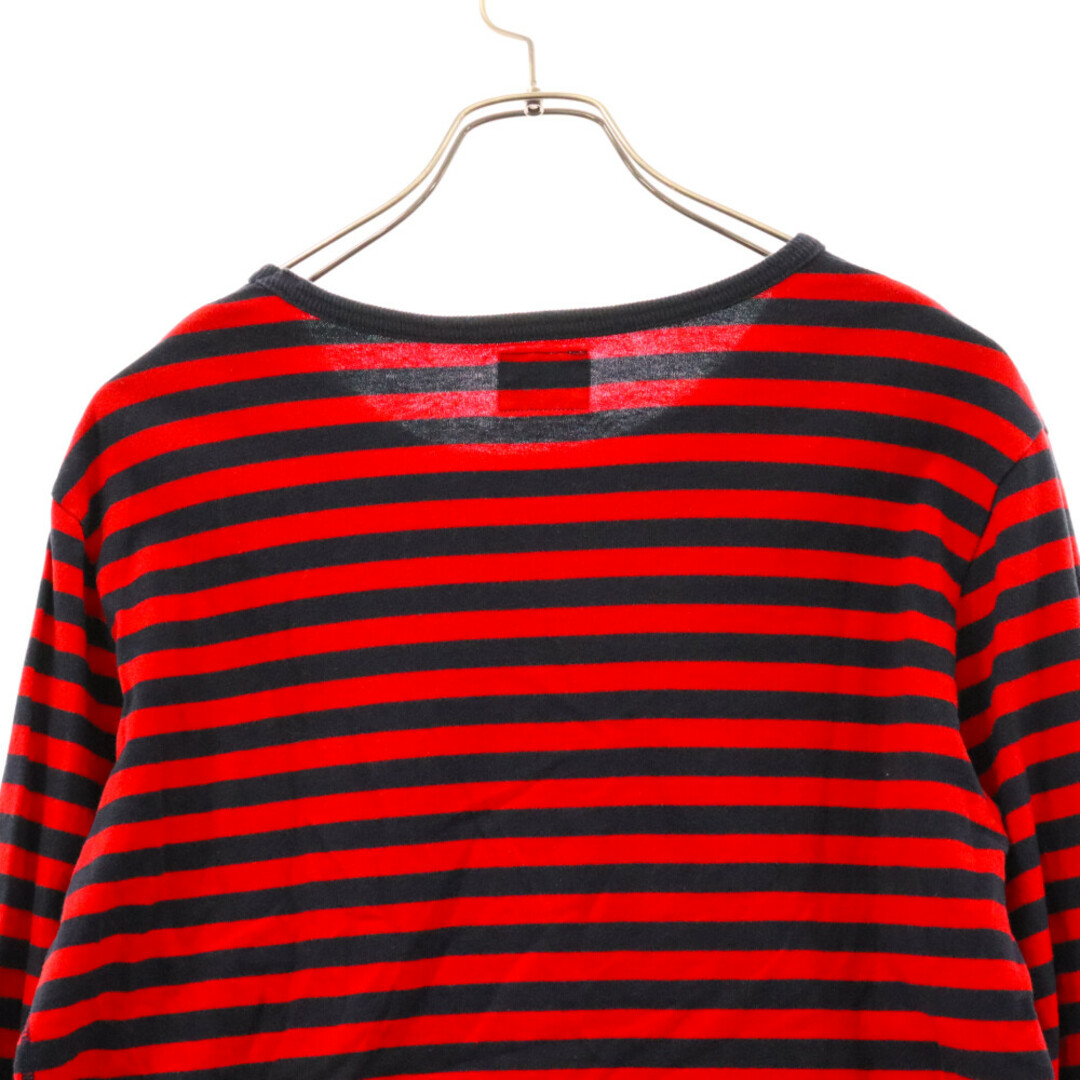 W)taps(ダブルタップス)のWTAPS ダブルタップス 15SS コットン ボーダー 長袖 Tシャツ カットソー レッド/ネイビー 151ATDT-CSM16 メンズのトップス(Tシャツ/カットソー(七分/長袖))の商品写真