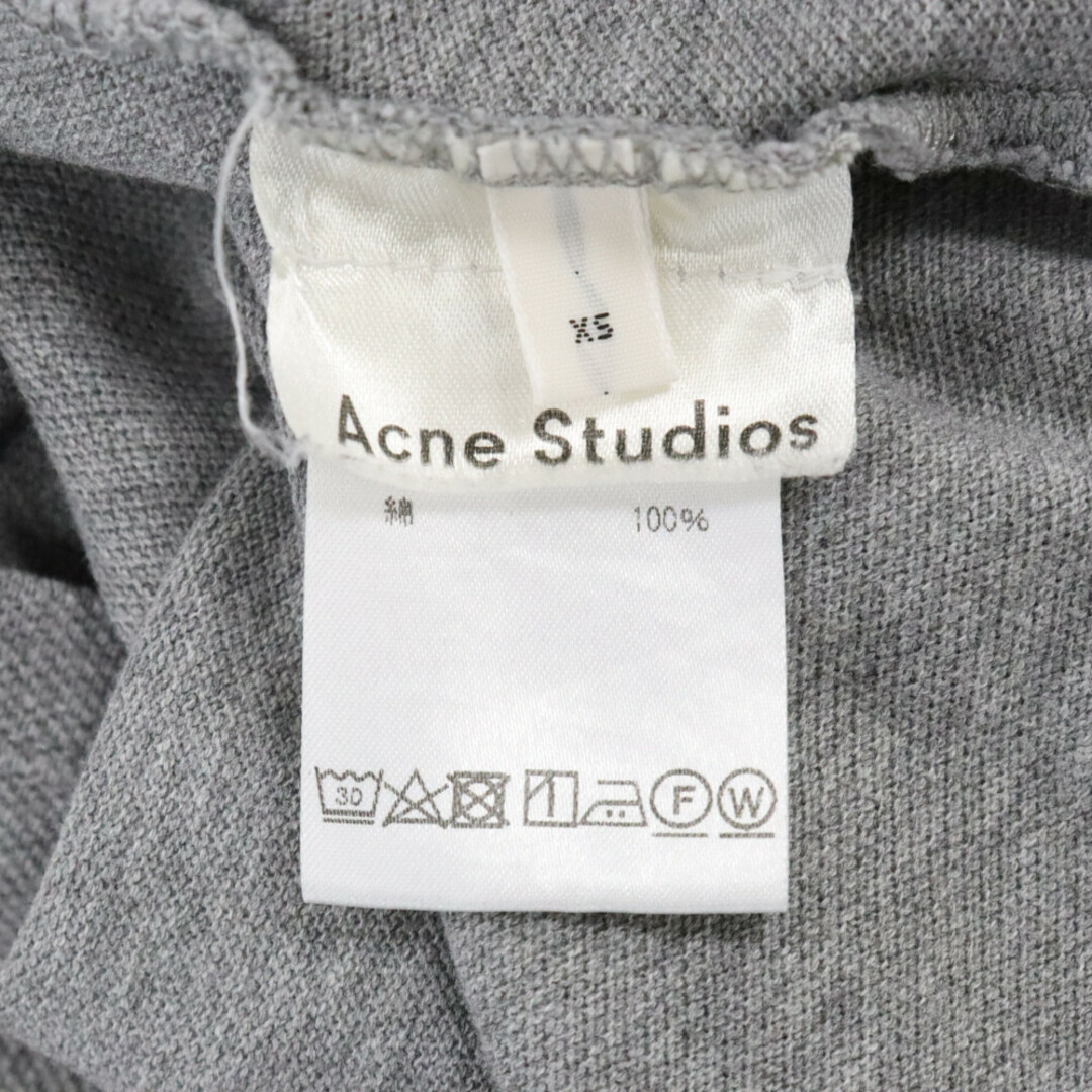 Acne Studios(アクネストゥディオズ)のAcne Studios アクネ ストゥディオズ コットン 半袖 Tシャツ カットソー グレー メンズのトップス(Tシャツ/カットソー(半袖/袖なし))の商品写真