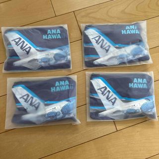 エーエヌエー(ゼンニッポンクウユ)(ANA(全日本空輸))の【非売品】A380 ANA フライングホヌプレミアムエコノミー【4個セット】(航空機)