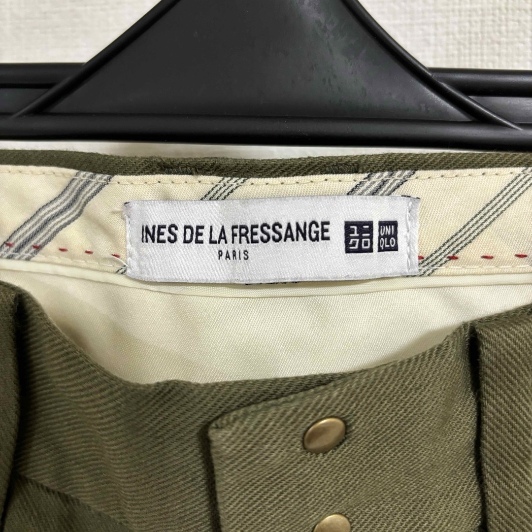 UNIQLO(ユニクロ)のUNIQLO×INES DE LA FRESSANGE チノワイドパンツ レディースのパンツ(チノパン)の商品写真