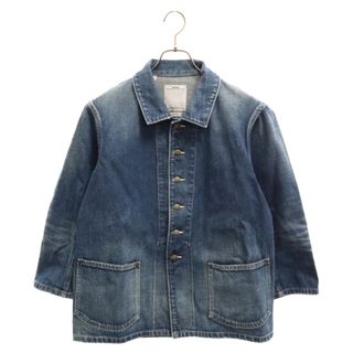 VISVIM ヴィスヴィム 17SS BUCKY COVERALL DAMAGED ダメージ加工 バッキー カバオール デニムシャツ インディゴ 0117105006006