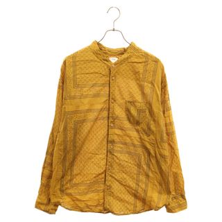 ヴィスヴィム(VISVIM)のVISVIM ヴィスヴィム 20SS KAFKA L/S BANDANA P.W.N.D. MUSTARD カフカ バンダナ長袖シャツ マスタード 0120105011005(シャツ)