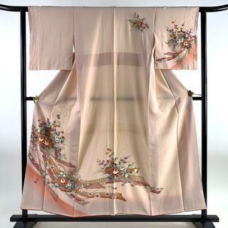 訪問着 身丈154cm 裄丈61.5cm 正絹 優品 【中古】(着物)