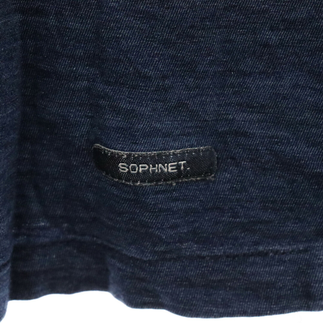 SOPHNET.(ソフネット)のSOPHNET. ソフネット クルーネック ポケット 半袖Tシャツ インディゴ SOPH-120123 メンズのトップス(Tシャツ/カットソー(半袖/袖なし))の商品写真