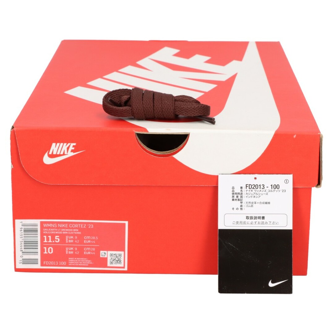 NIKE(ナイキ)のNIKE ナイキ WMNS CORTEZ OREWOOD BROWN AND EARTH ウィメンズ コルテッツ オレウッド ブラウン アース ローカットスニーカー ベージュ US11.5/28.5cm FD2013-100 メンズの靴/シューズ(スニーカー)の商品写真