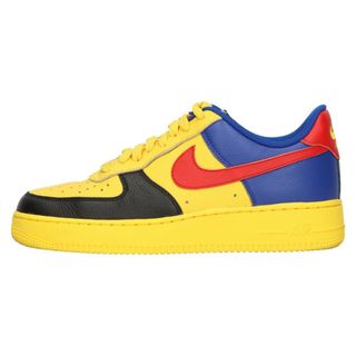 ナイキ(NIKE)のNIKE ナイキ BY YOU AIR FORCE1 LOW バイユー エアフォース 1 ローカットスニーカー イエロー/ブラック/レッド DV3892-900 US6.5/24.5cm(スニーカー)