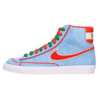 ナイキ(NIKE)のNIKE ナイキ BY YOU BLAZER HIGH ブレーザー ハイカットスニーカー バイユー ブルー/レッド US6.5/24.5cm DX5043-900(スニーカー)