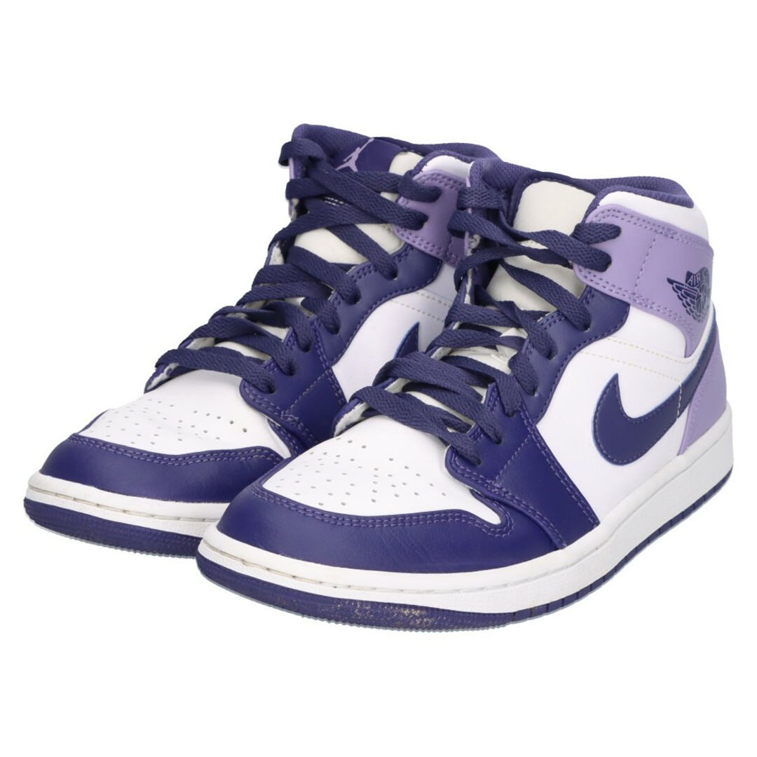 NIKE(ナイキ)のNIKE ナイキ AIR JORDAN 1 MID SKY J PURPLE エアジョーダン1 ミッドカットスニーカー スカイパープル US7.5/25.5cm DQ8426-515 レディースの靴/シューズ(スニーカー)の商品写真