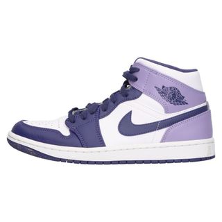 ナイキ(NIKE)のNIKE ナイキ AIR JORDAN 1 MID SKY J PURPLE エアジョーダン1 ミッドカットスニーカー スカイパープル US7.5/25.5cm DQ8426-515(スニーカー)