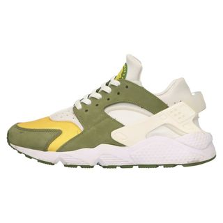 ナイキ(NIKE)のNIKE ナイキ ×STUSSY AIR HUARACHE LE DESERT OAK ステューシー エアハラチ デザートオーク ローカットスニーカー US10/28cm カーキ ホワイト DD1381-300(スニーカー)