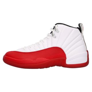 ナイキ(NIKE)のNIKE ナイキ AIR JORDAN 12 CHERRY エアジョーダン12 チェリー ハイカットスニーカーシューズ ホワイト/レッド US9.5 CT8013-116(スニーカー)