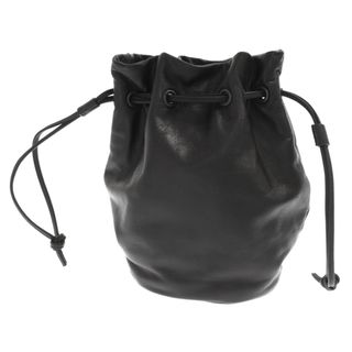 PATRICK STEPHAN - PATRICK STEPHAN パトリック ステファン Leather small shoulder bag レザー スモール ショルダーバッグ 巾着 ブラック