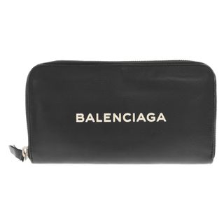 BALENCIAGA バレンシアガ エブリデイ コンチネンタル ジップアラウンド ラウンドファスナー ウォレット 長財布 505052 ブラック