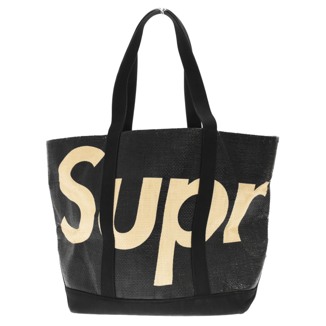 Supreme(シュプリーム)のSUPREME シュプリーム 20SS Raffia Tote ラフィアトートバッグ ブラック メンズのバッグ(トートバッグ)の商品写真