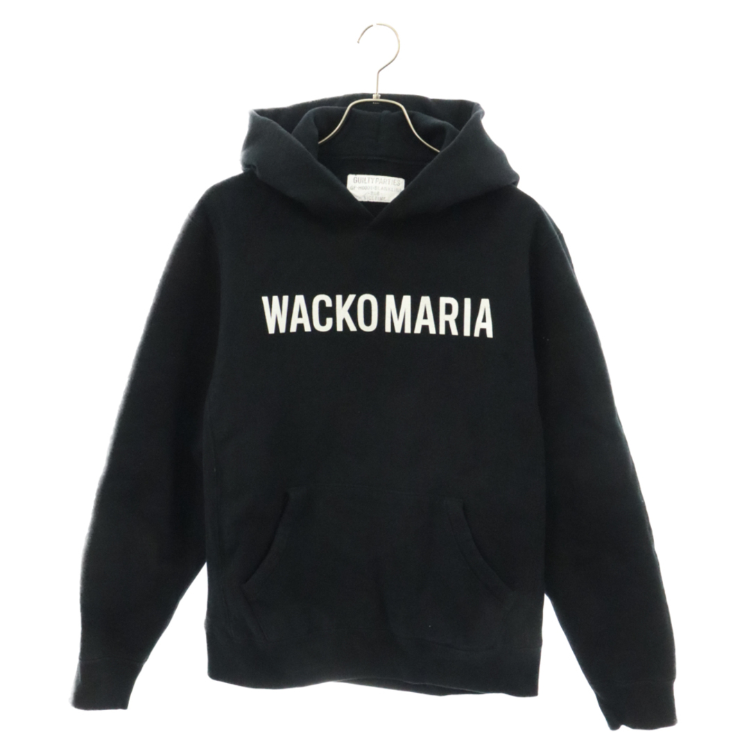 WACKO MARIA(ワコマリア)のWACKO MARIA ワコマリア HEAVY WEIGHT PULLOVER HOODIE ヘビーウエイト プルオーバー フーディ パーカー ブラック メンズのトップス(パーカー)の商品写真