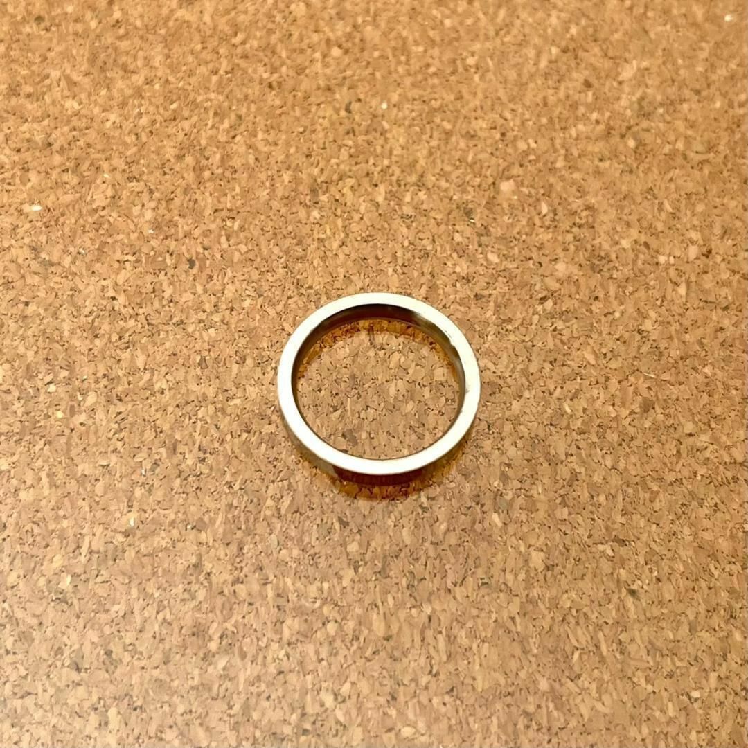 アレルギー対応◎3mm平打ちシルバーリング　指輪　ピンキーリング レディースのアクセサリー(リング(指輪))の商品写真