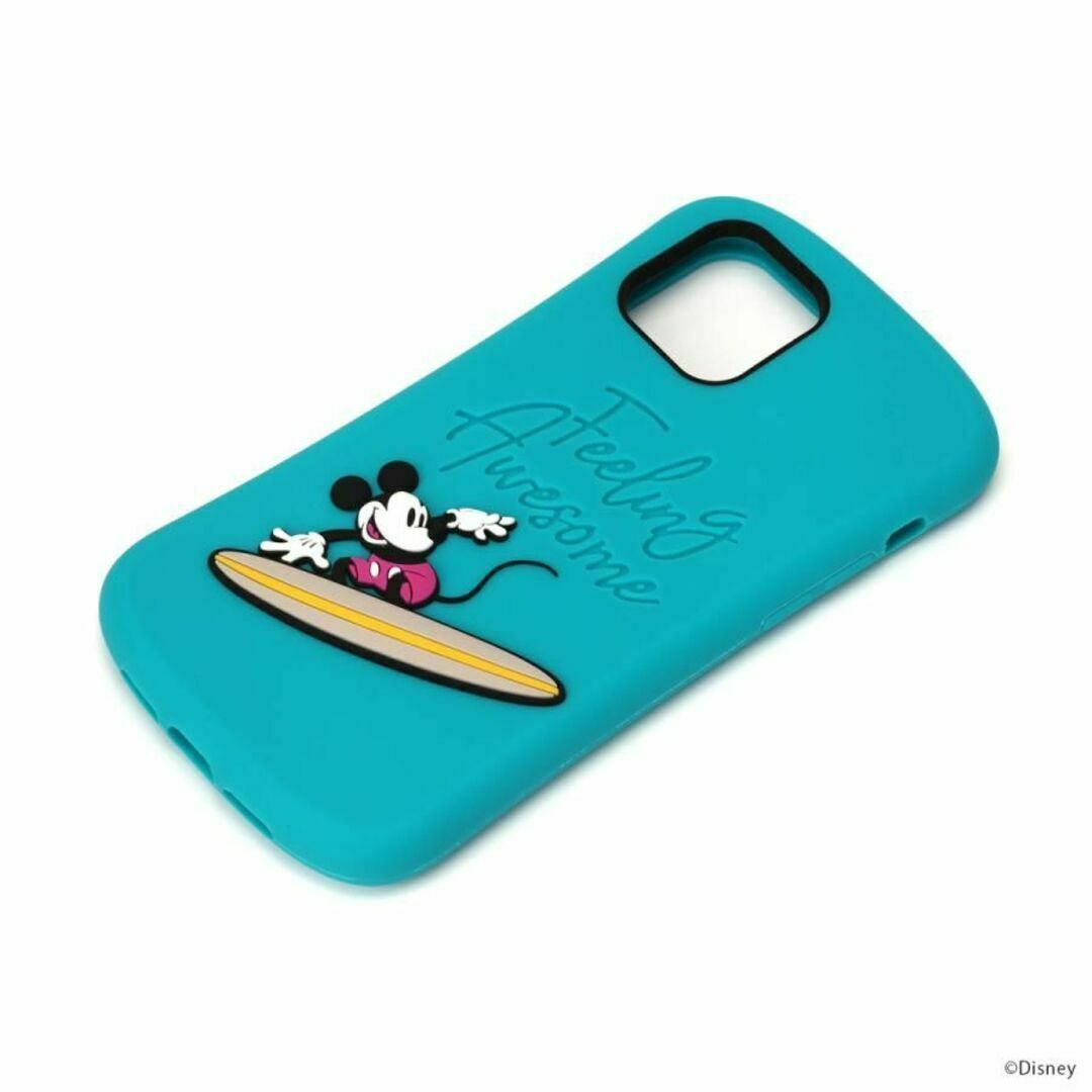 Disney(ディズニー)のミッキー サーフィン iPhone12/12Pro 兼用 シリコン スマホケース スマホ/家電/カメラのスマホアクセサリー(iPhoneケース)の商品写真