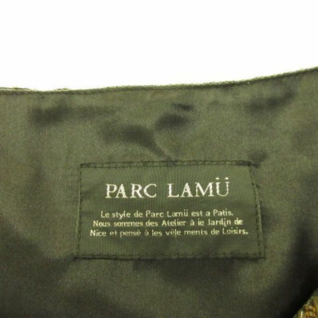 パークラミュー PARC LAMU ノースリーブワンピース ドレス ベージュ 2 レディースのフォーマル/ドレス(ミニドレス)の商品写真