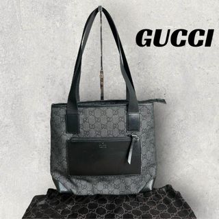 グッチ(Gucci)の【美品】GUCCI グッチ ハンドバッグ　ミニトートバッグ ブラック系(その他)