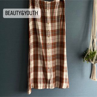 ビューティアンドユースユナイテッドアローズ(BEAUTY&YOUTH UNITED ARROWS)のBEAUTY&YOUTH ビューティー&ユース　ロングスカート(ロングスカート)