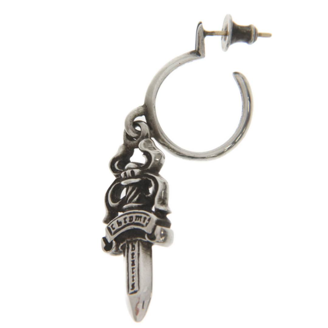 Chrome Hearts(クロムハーツ)のCHROME HEARTS クロムハーツ No5 DAGGER #5 ダガーフープピアス シルバー メンズのアクセサリー(ピアス(片耳用))の商品写真