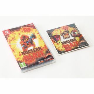 ニンテンドースイッチ(Nintendo Switch)の【新品未開封／特典付】ニュークリア・ブレイズ（NUCLEAR BLAZE）(家庭用ゲームソフト)