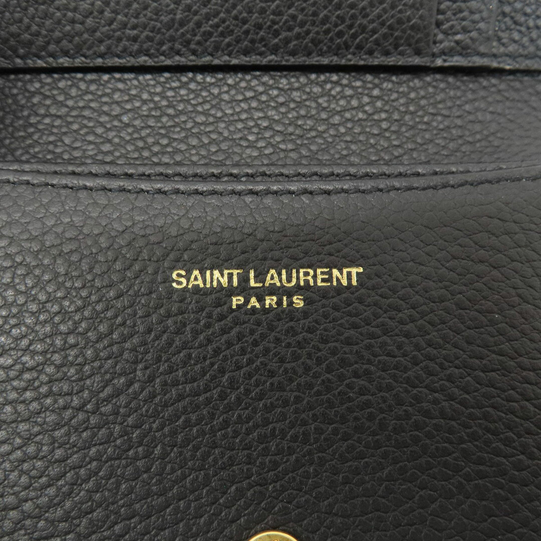 Yves Saint Laurent(イヴサンローラン)のYVES SAINT LAURENT ロゴ カードケース レザー レディース レディースのファッション小物(名刺入れ/定期入れ)の商品写真