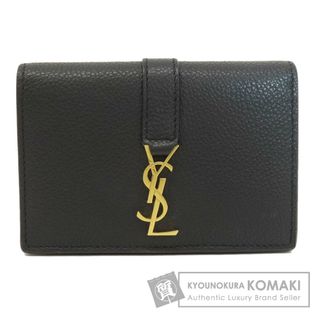 Yves Saint Laurent - YVES SAINT LAURENT ロゴ カードケース レザー レディース