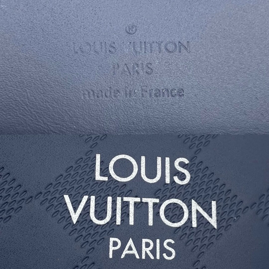 LOUIS VUITTON(ルイヴィトン)の【限定価格】LOUIS VUITTON ルイヴィトン 二つ折り財布 ダミエ・アンフィニ ポルトフォイユスレンダー コンパクトウォレット N60544    ネイビー 紺 メンズ 美品【中古品】 メンズのファッション小物(折り財布)の商品写真