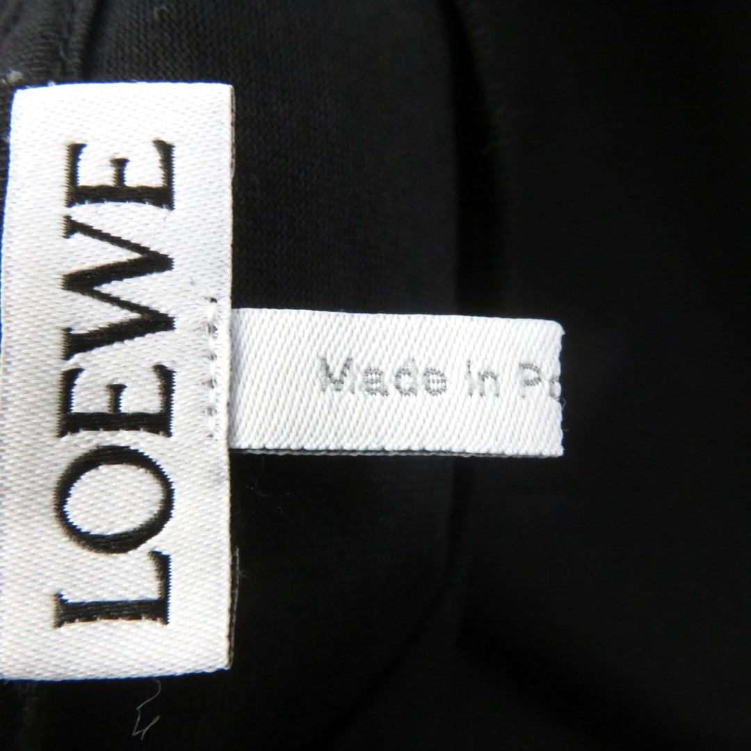 LOEWE(ロエベ)の極美品★LOEWE ロエベ S359341XA4 コットン100％ アナグラム刺繍 オーバーサイス カットソー/半袖Ｔシャツ ブラック S 正規品 レディース レディースのトップス(Tシャツ(半袖/袖なし))の商品写真